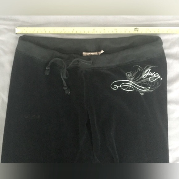 Vintage Juicy Couture black 2 piece track suit. - Picture 5 of 14